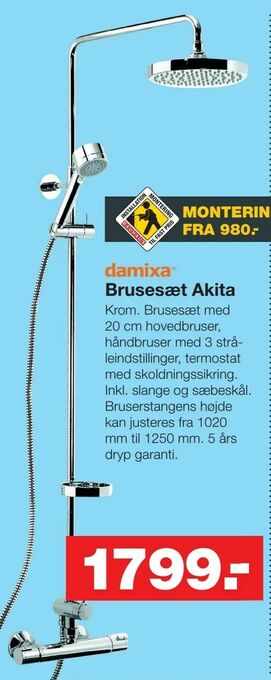 Bauhaus Brusesæt Akita tilbud