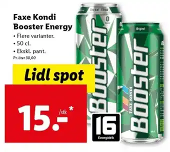 Faxe Kondi Booster Energy 50cl