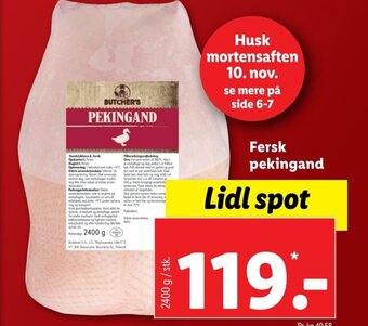 Fersk Pekingand