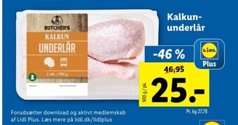 Lidl Kalkun underlår tilbud