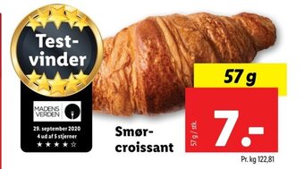 Lidl Smør croissant tilbud