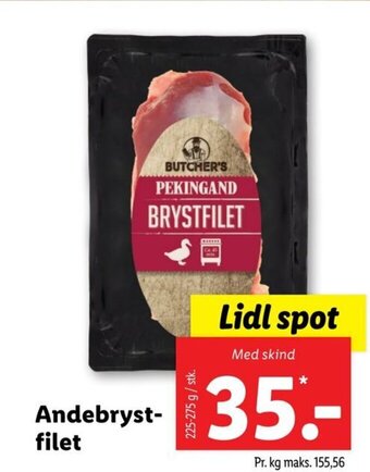 Lidl Andebryst filet tilbud