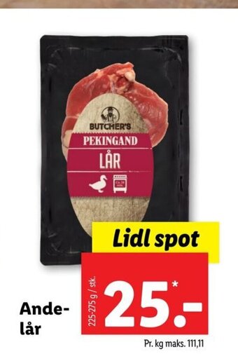 Lidl Andelår tilbud