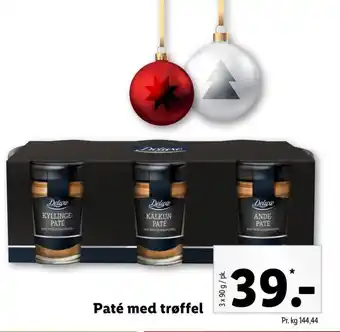 Lidl Paté med trøffel tilbud