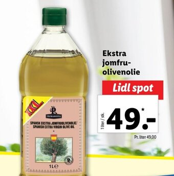Lidl Ekstra jomfru olivenolie tilbud