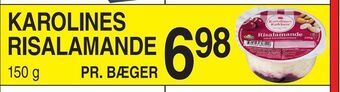 ABC Lavpris Karolines risalamande tilbud