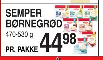 ABC Lavpris Semper børnegrød tilbud