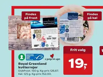 Dagli'Brugsen Royal greenland kutterrejer tilbud