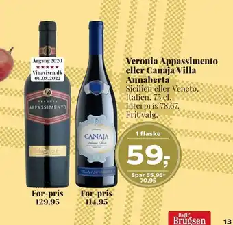 Dagli'Brugsen Veronia appassimento eller canaja villa annaberta tilbud