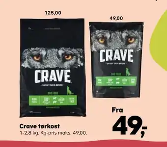 Kvickly Crave tørkost tilbud