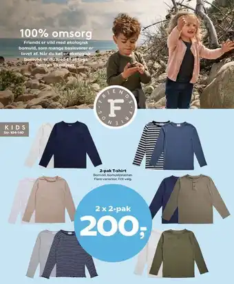Kvickly 2 x 2-pak t-shirt tilbud