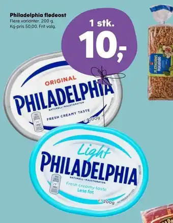 Kvickly Philadelphia flødeost tilbud