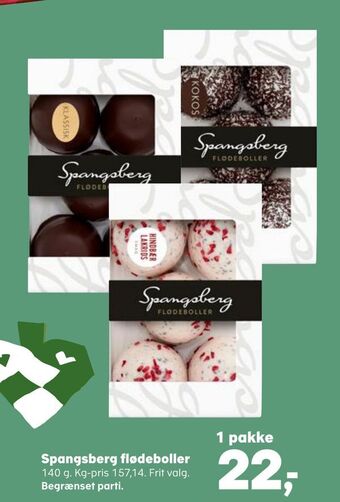 Kvickly Spangsberg flødeboller tilbud