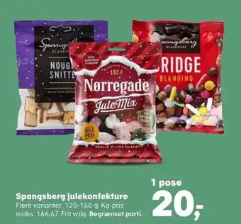 Kvickly Spangsberg julekonfekture tilbud