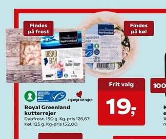 Kvickly Royal greenland kutterrejer tilbud