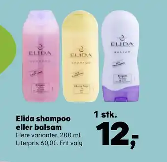 Elida shampoo eller balsam