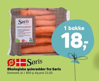 Kvickly Økologiske gulerødder fra søris tilbud