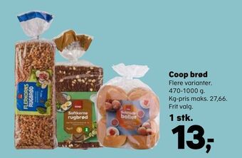 Kvickly Coop brød tilbud