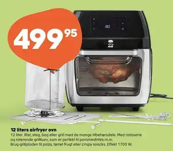 Kvickly 12 liters airfryer ovn tilbud