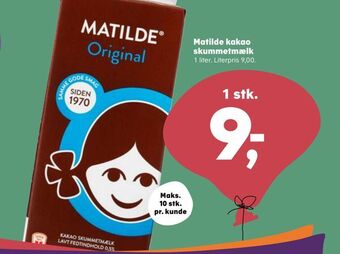 Matilde kakao skummetmælk