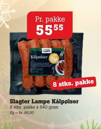 Poetzsch Padborg Slagter lampe kålpølser tilbud