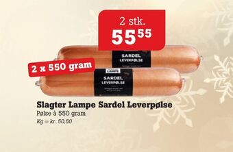 Poetzsch Padborg Slagter lampe sardel leverpølse tilbud
