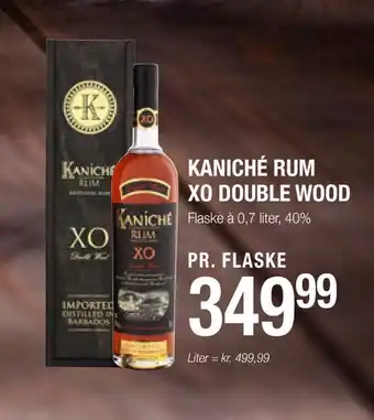 Kaniché rum xo double wood