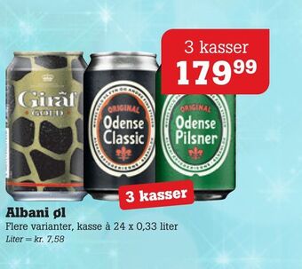 Poetzsch Padborg Albani øl tilbud