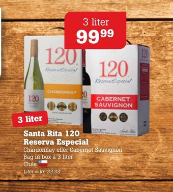 Poetzsch Padborg Santa rita 120 reserva especial tilbud