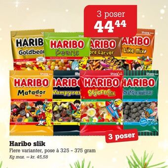 Poetzsch Padborg Haribo slik tilbud