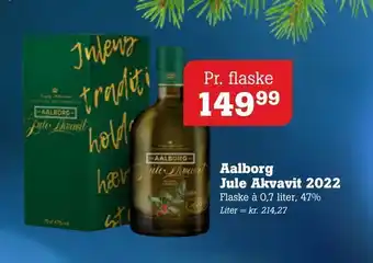 Poetzsch Padborg Aalborg jule akvavit 2022 tilbud