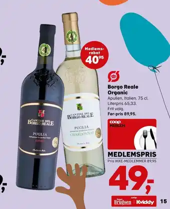 SuperBrugsen Borgo reale organic tilbud