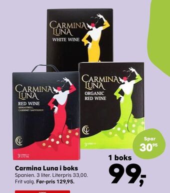 Carmina luna i boks