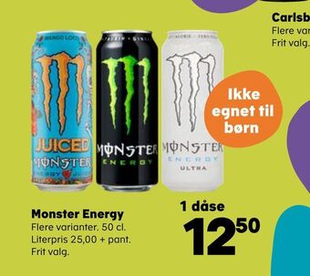 SuperBrugsen Monster energy tilbud