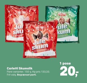 SuperBrugsen Carletti skumslik tilbud