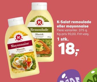 SuperBrugsen K-salat remoulade eller mayonnaise tilbud