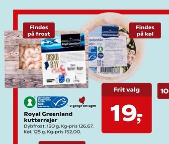 SuperBrugsen Royal greenland kutterrejer tilbud