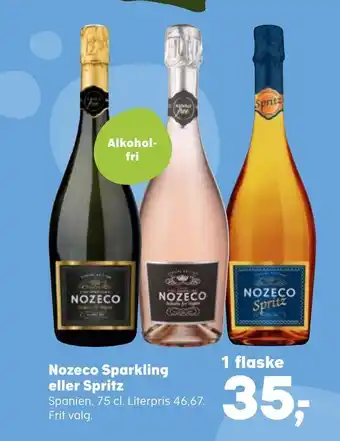 SuperBrugsen Nozeco sparkling eller spritz tilbud