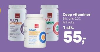 SuperBrugsen Coop vitaminer tilbud
