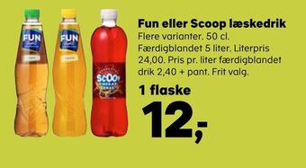 Fun eller scoop læskedrik