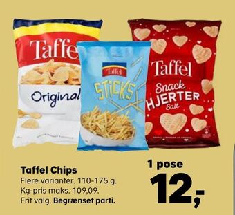 SuperBrugsen Taffel chips tilbud
