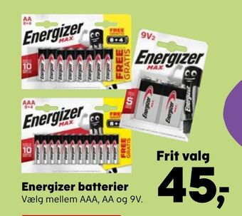 SuperBrugsen Energizer batterier tilbud