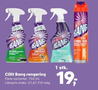 SuperBrugsen Cillit bang rengøring tilbud