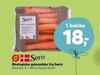 SuperBrugsen Økologiske gulerødder fra søris tilbud