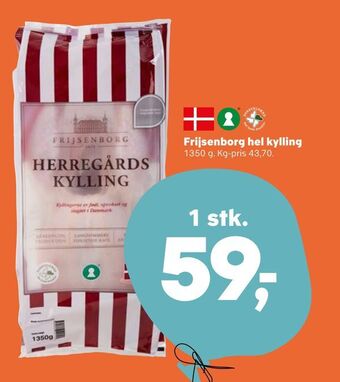 SuperBrugsen Frijsenborg hel kylling tilbud