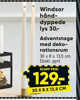 Bilka Adventstage med dekorations rum tilbud