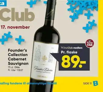 Founder's collection cabernet sauvignon