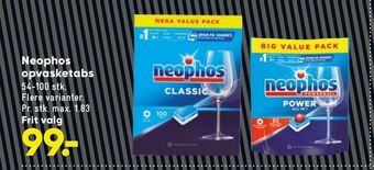 Bilka Neophos opvasketabs tilbud