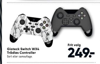 Bilka Gioteck switch wx4 trådløs controller tilbud
