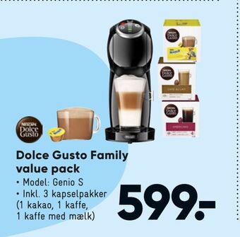 Bilka Dolce gusto family value pack tilbud